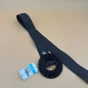 Jmaclaughing-new-Element Black Woven Belt